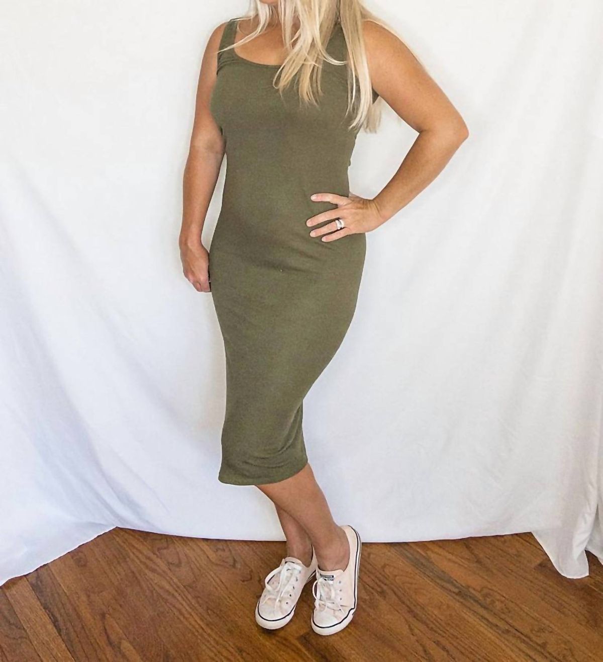 Style 1-2827624807-2791 Refined Canvas Size L Green Cocktail Dress on Queenly