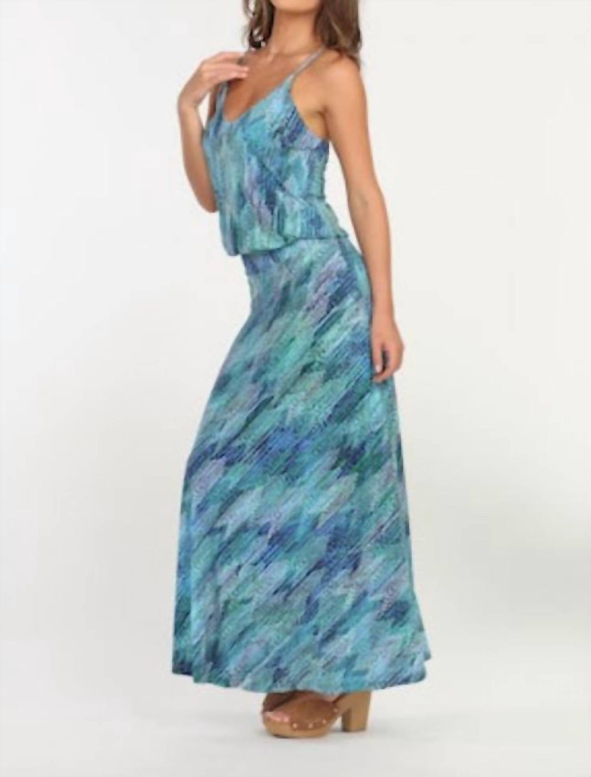 Style 1-225356865-3855 Veronica M Size XS Multicolor Floor Length Maxi on Queenly