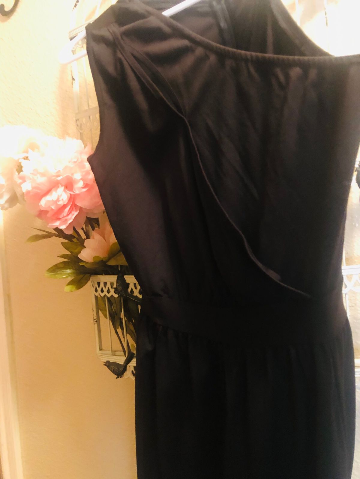 Size L Prom One Shoulder Black A-line Dress on Queenly
