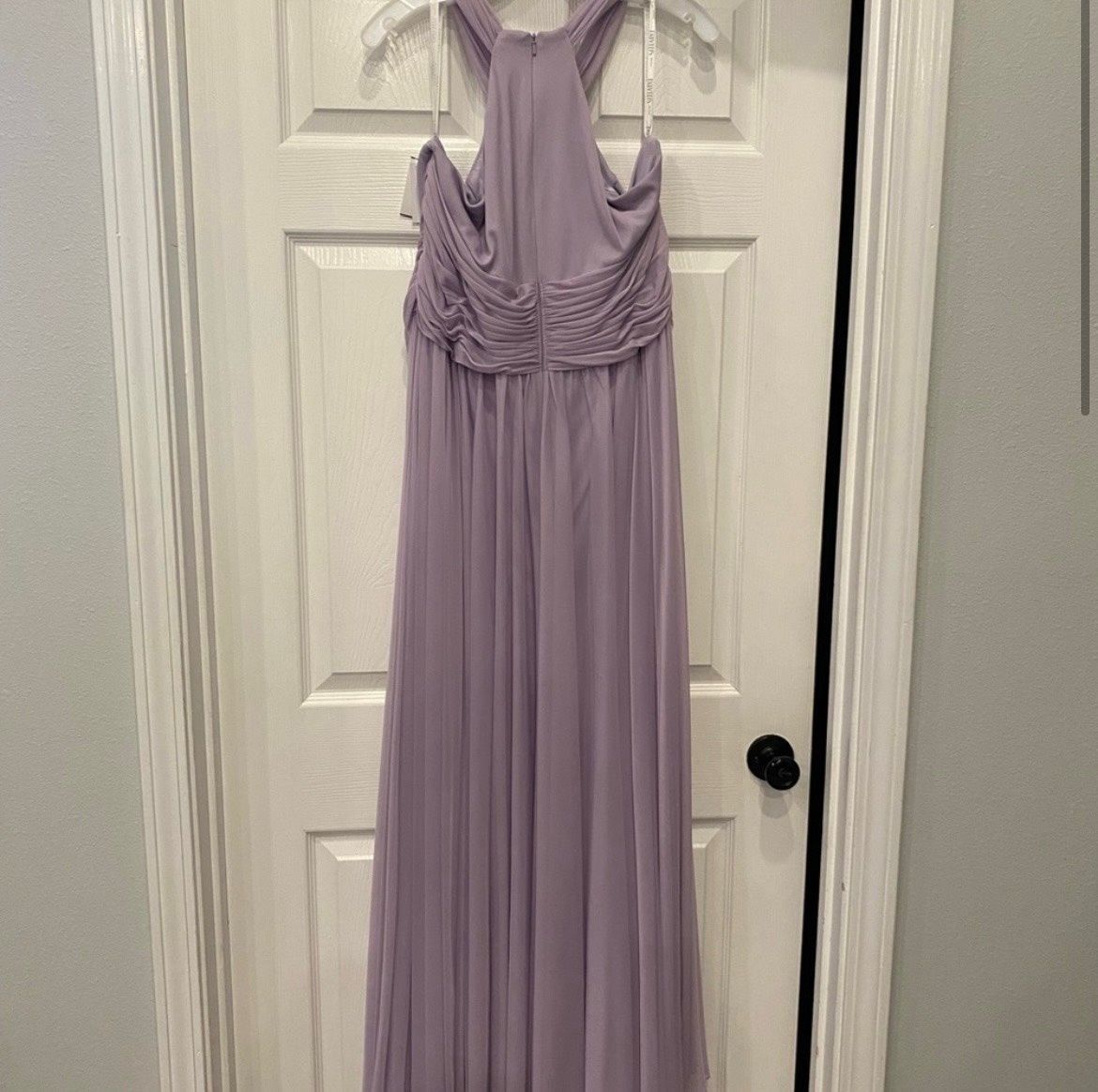 David's Bridal Plus Size 20 Prom Purple Floor Length Maxi on Queenly