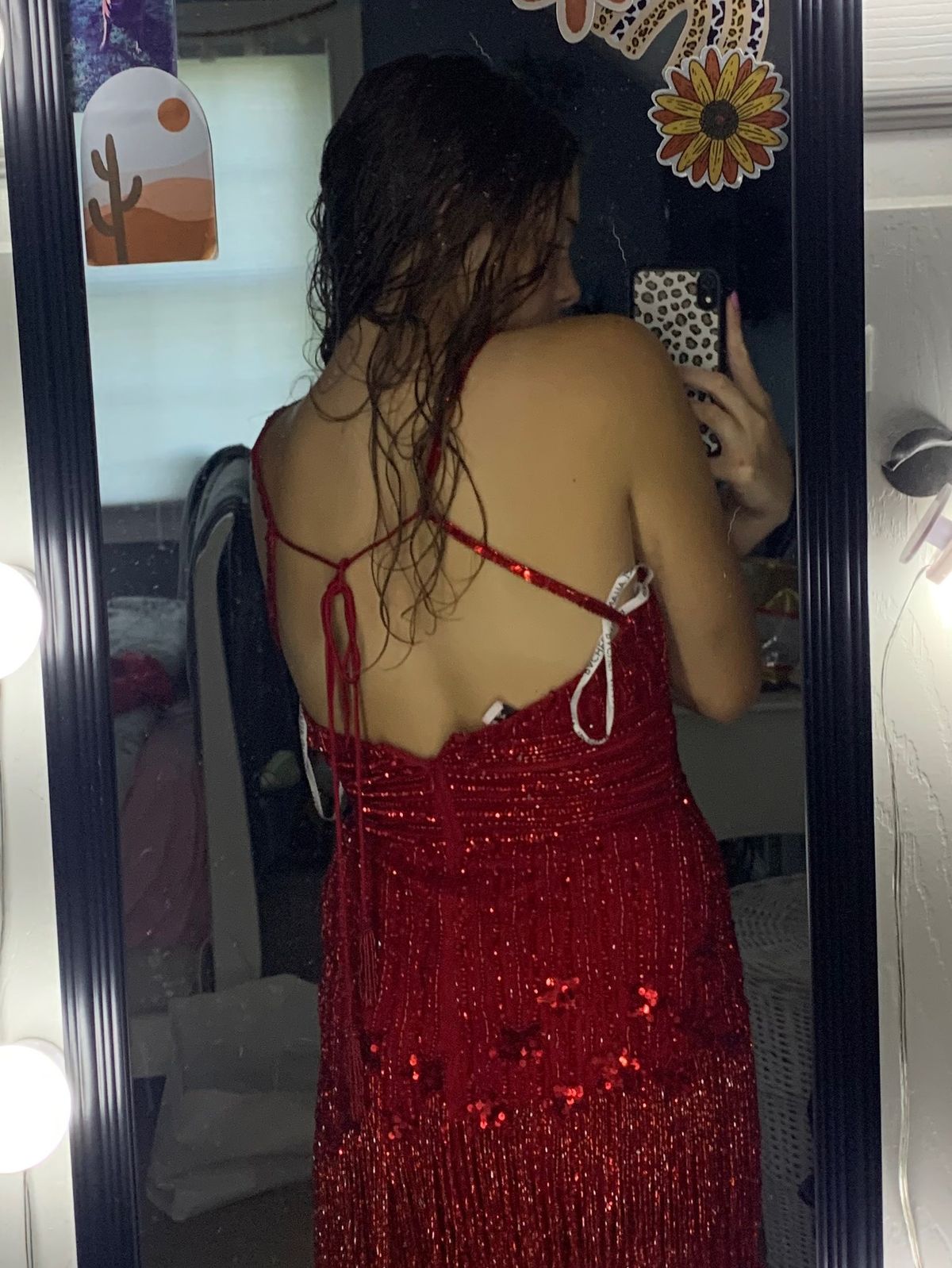 Henri’s Size 6 Prom Red Cocktail Dress on Queenly