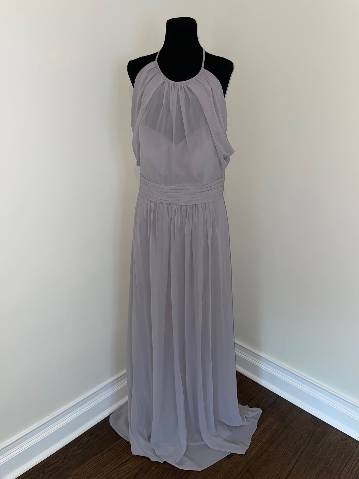 Style B203056 Jasmine Plus Size 16 Bridesmaid Off The Shoulder Purple A-line Dress on Queenly