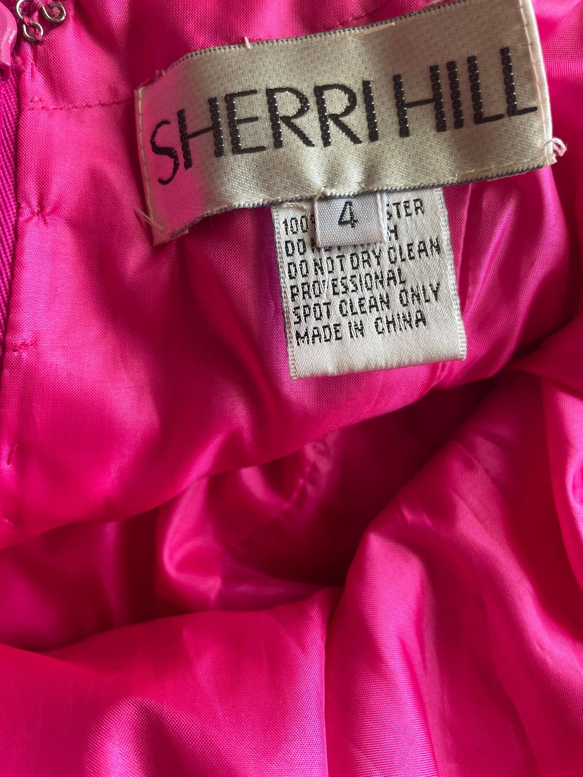 Sherri Hill Size S Off The Shoulder Pink Ball Gown on Queenly