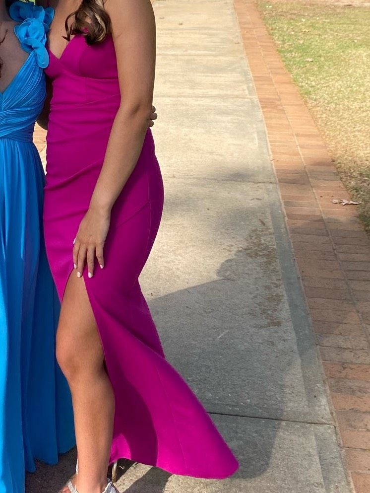 Size XS Prom Pink Side Slit Dress on Queenly