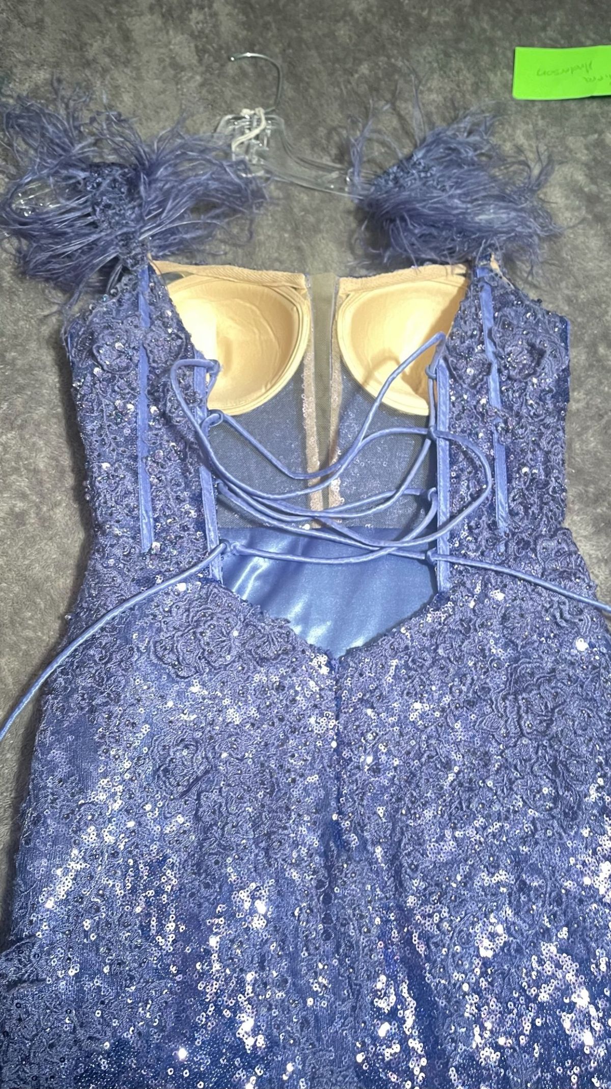 Sherri Hill Size 2 Prom Lace Purple Side Slit Dress on Queenly