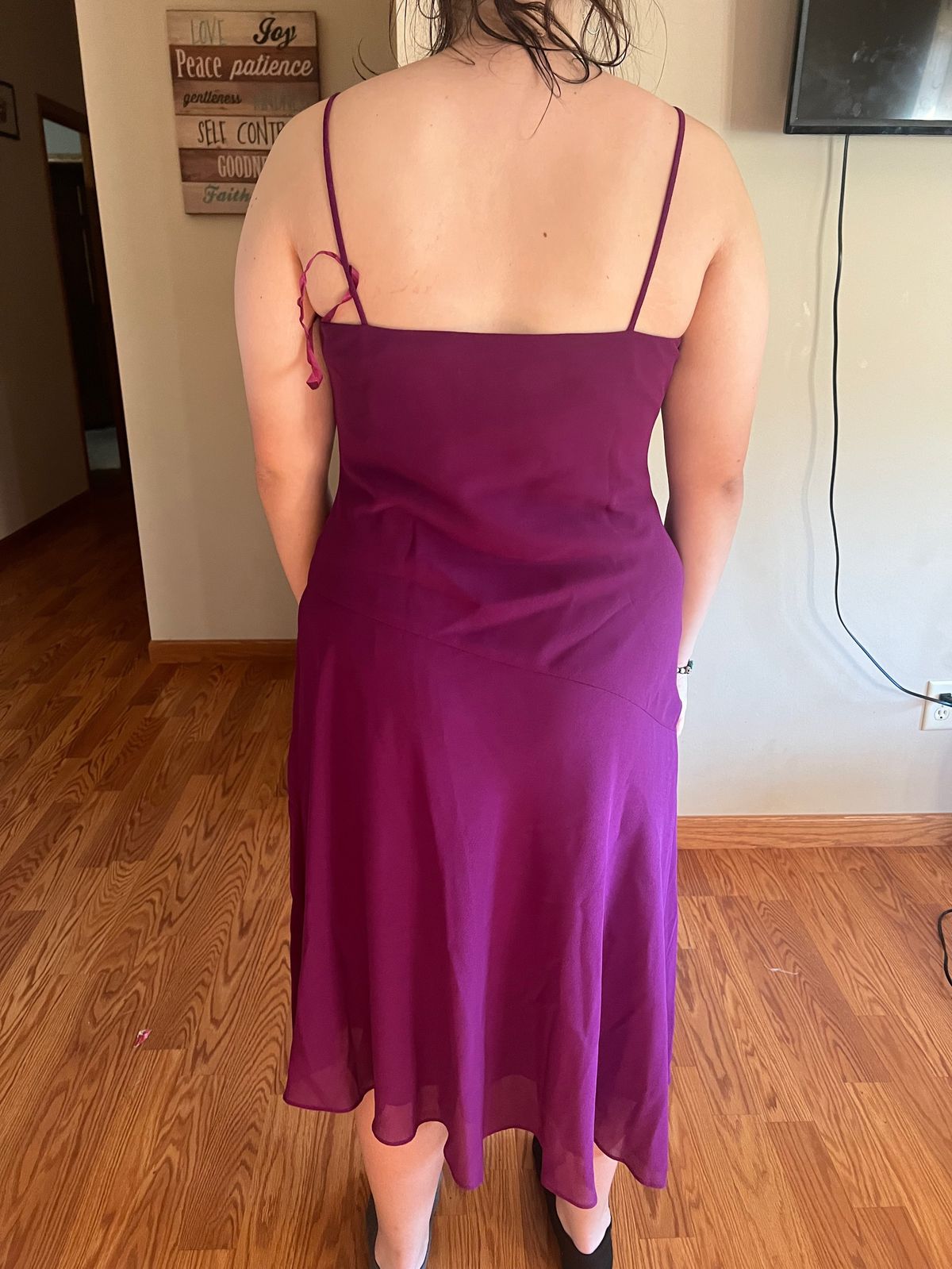 Evan Picone Size L Homecoming Purple Cocktail Dress on Queenly