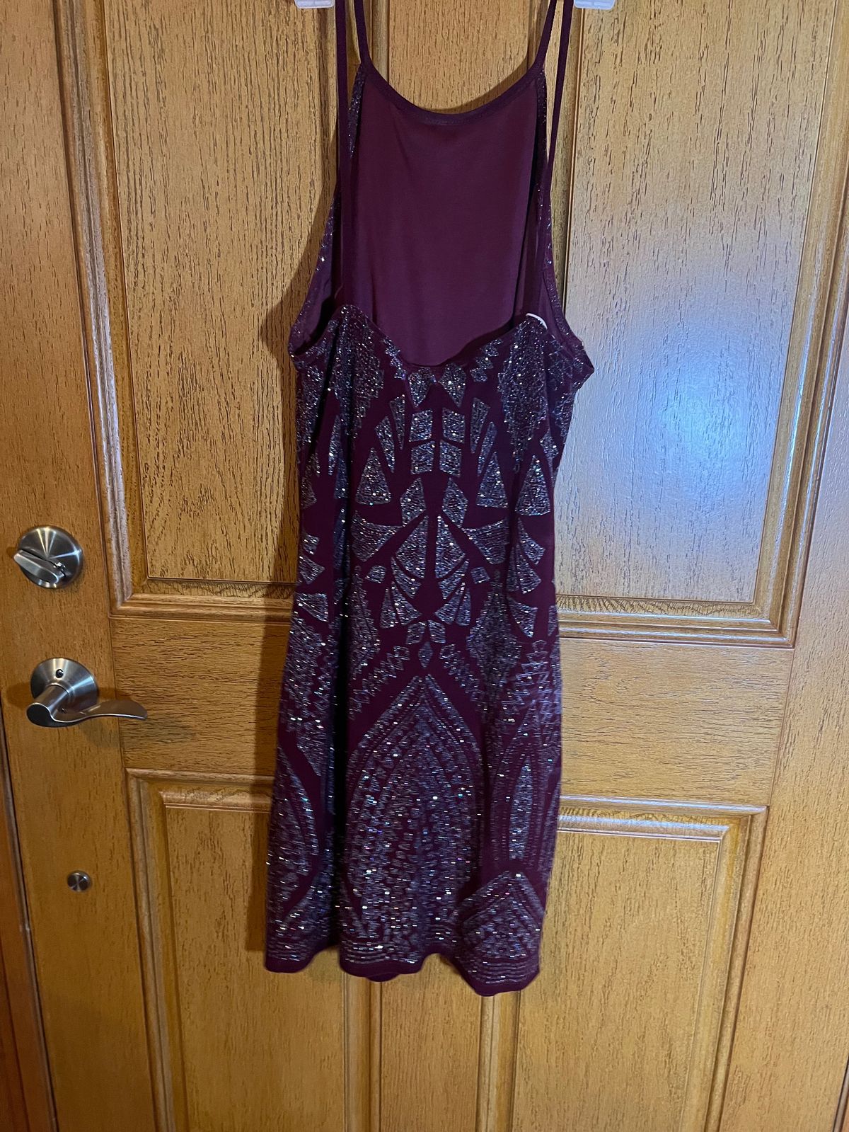 Jump apparel Size S Prom High Neck Purple Cocktail Dress on Queenly