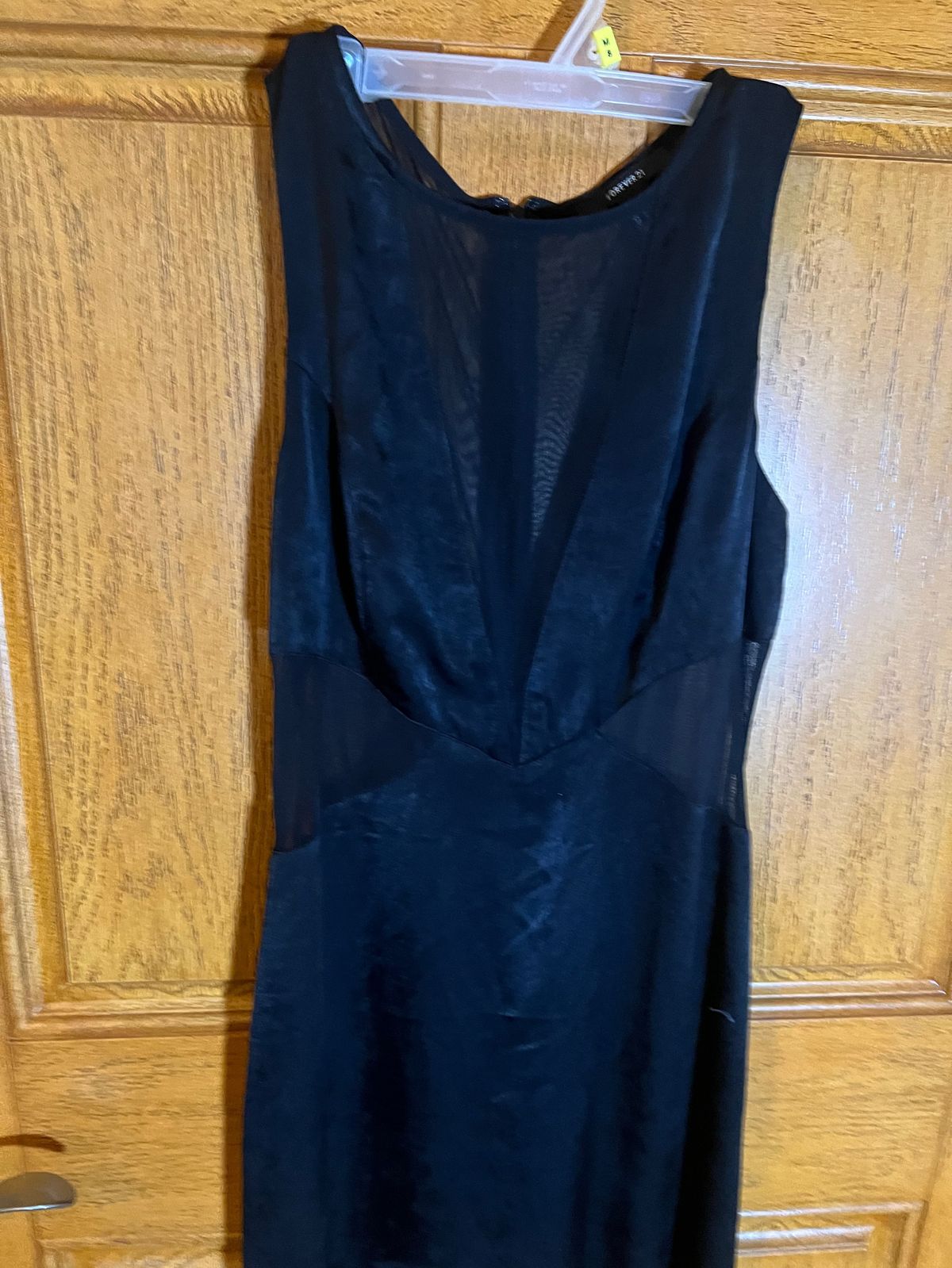 Forever 21 Size S Prom High Neck Black A-line Dress on Queenly