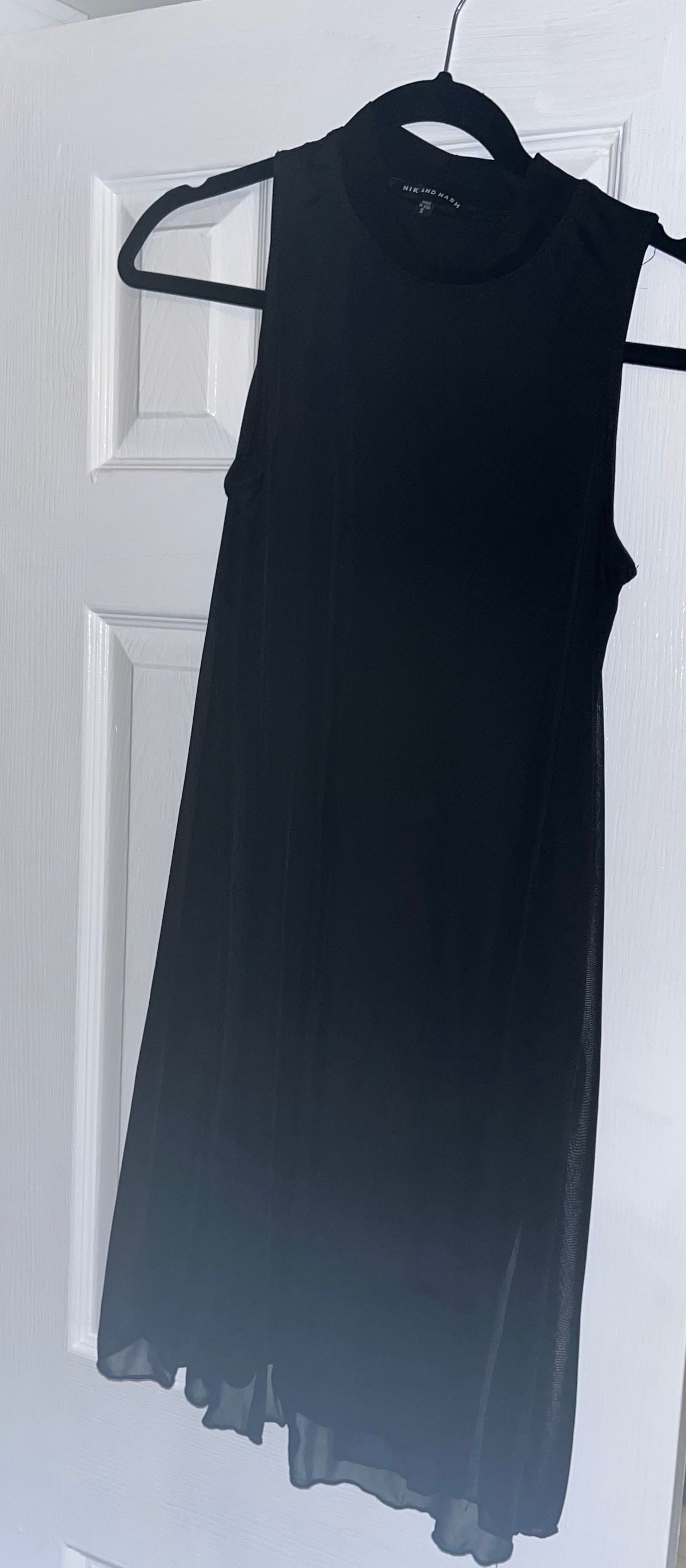 Nik and Nash Size S Prom High Neck Black Cocktail Dress on Queenly