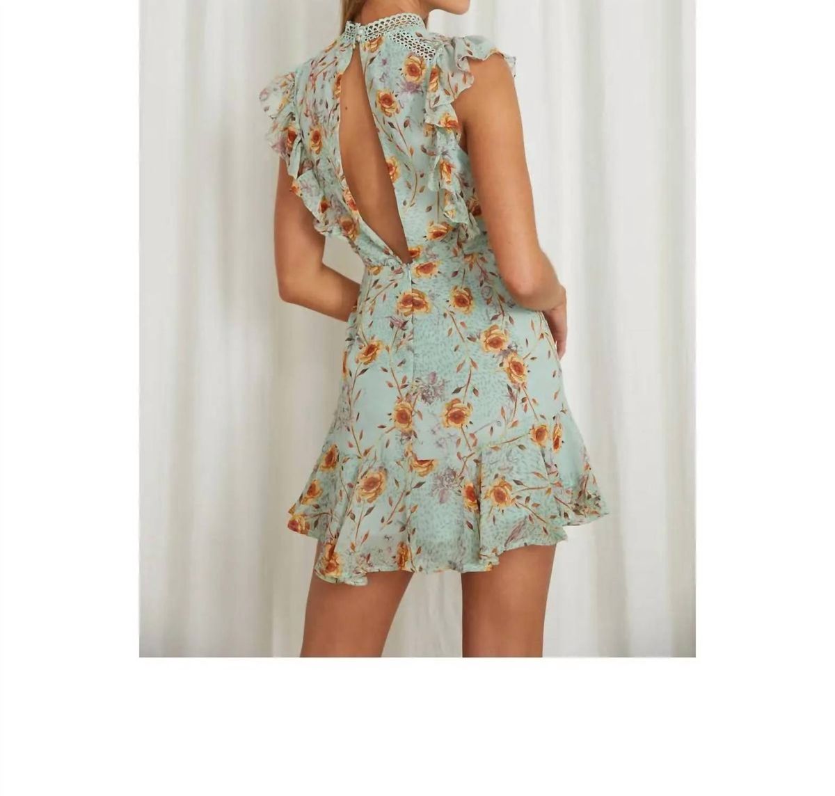 Style 1-1414245751-2791 One and Only Collective Size L Floral Multicolor Cocktail Dress on Queenly
