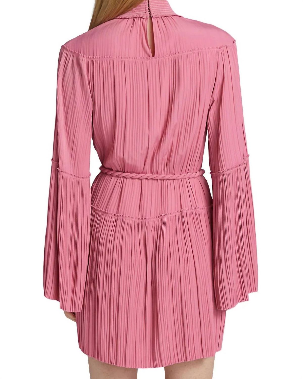 Style 1-3831929095-1901 A.L.C. Size 6 Long Sleeve Pink Cocktail Dress on Queenly