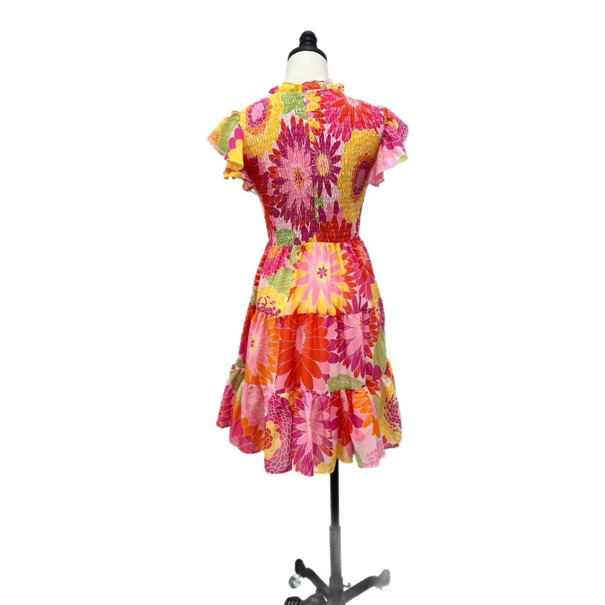 Style 1-1894317981-2901 j.marie Size M Floral Pink Cocktail Dress on Queenly