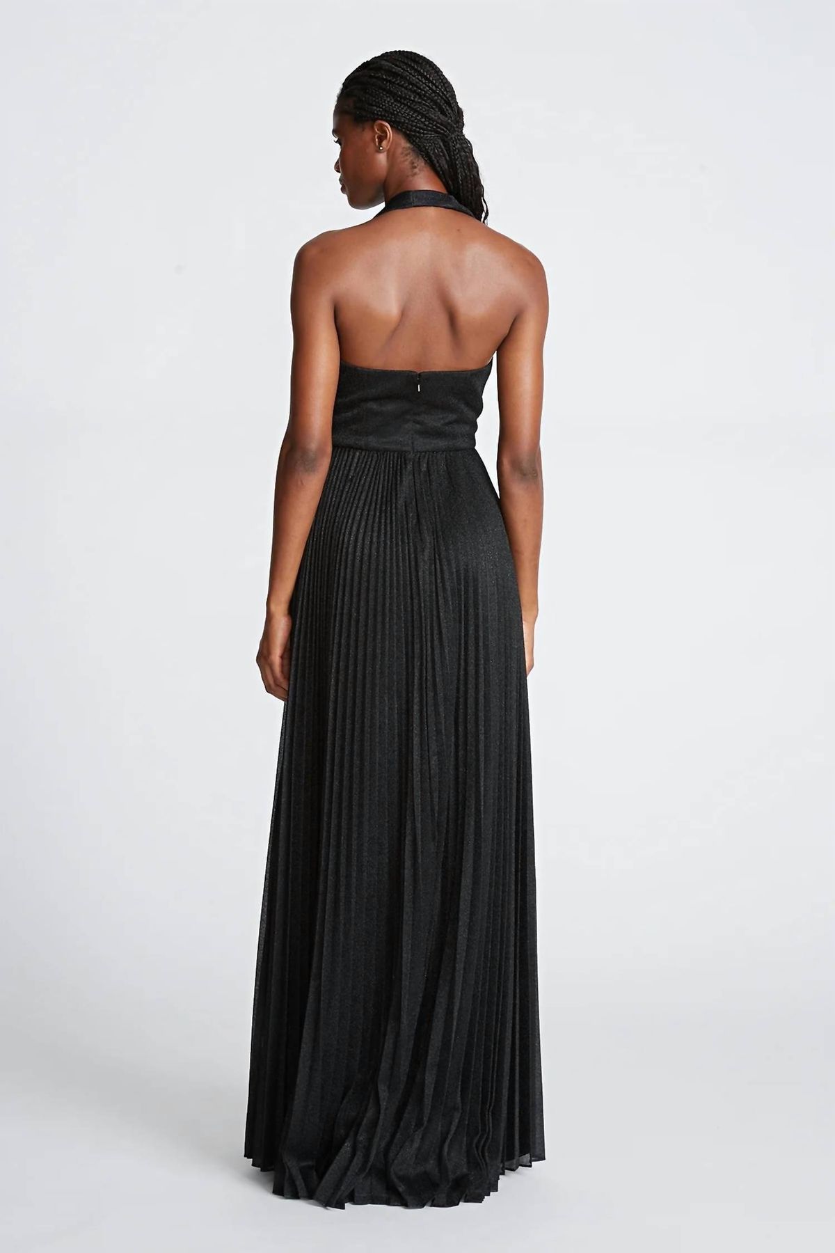 Style 1-2274207748-649 HALSTON HERITAGE Size 2 Pageant Black Floor Length Maxi on Queenly
