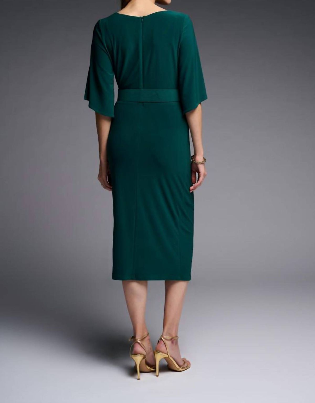 Style 1-2385511194-1901 Joseph Ribkoff Size 6 Green Cocktail Dress on Queenly