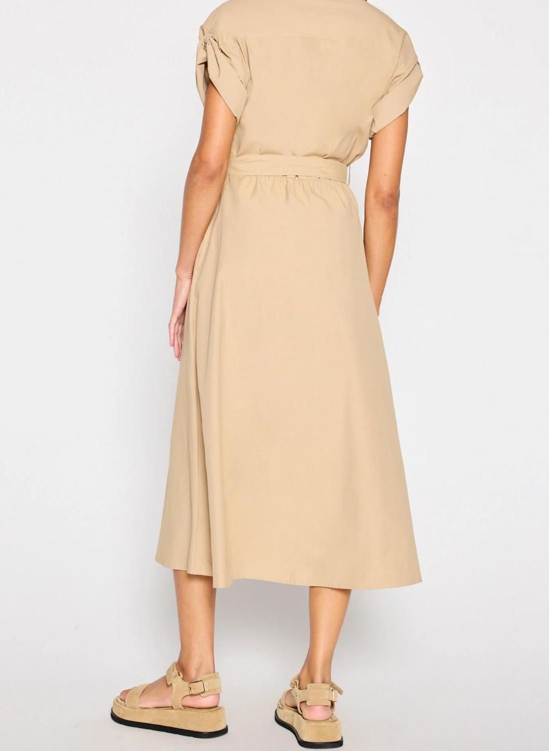 Style 1-2481054679-3236 Brochu Walker Size S High Neck Nude Cocktail Dress on Queenly