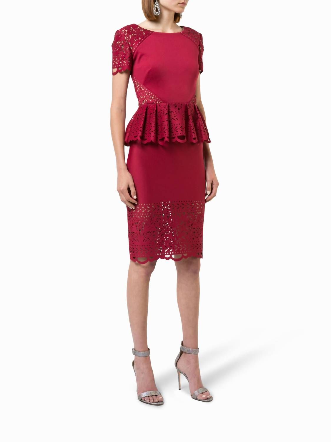 Style 1-2495100572-649 Marchesa Size 2 Red Cocktail Dress on Queenly