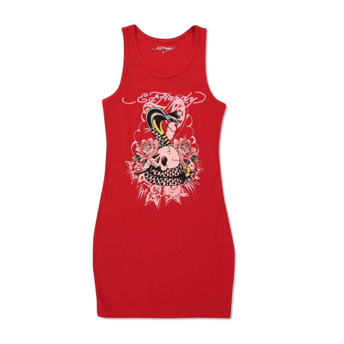 Style 1-2588483703-3236 Ed Hardy Size S Red Cocktail Dress on Queenly