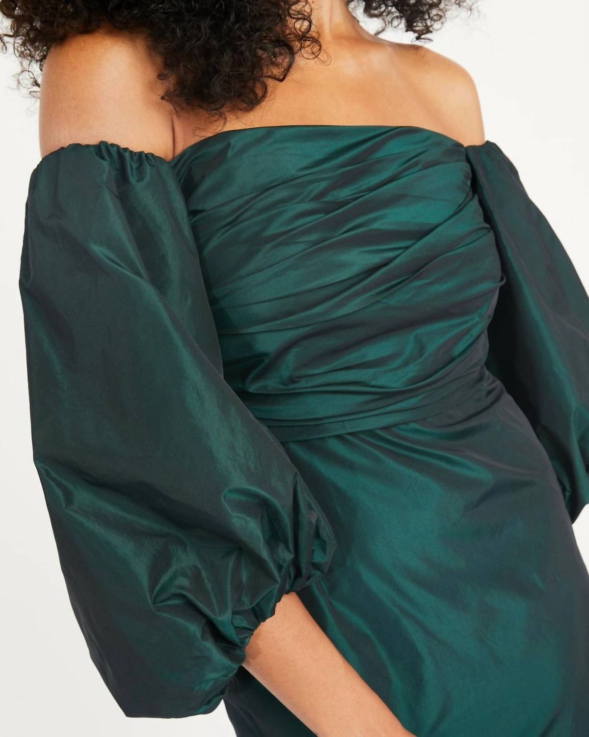 Style 1-271540973-649 TANYA TAYLOR Size 2 Off The Shoulder Green Cocktail Dress on Queenly