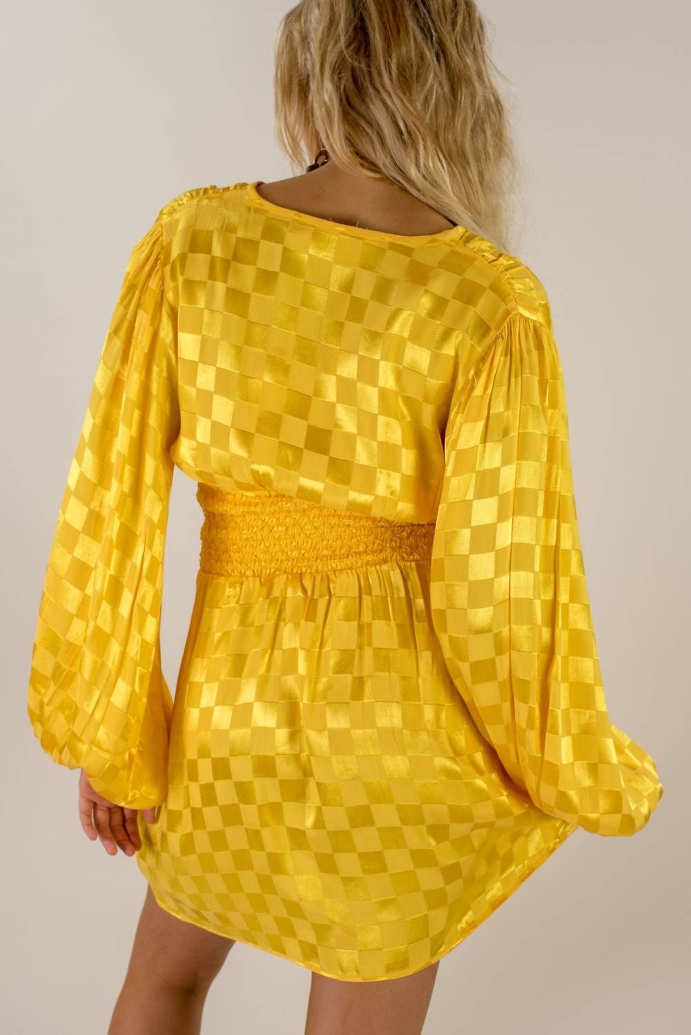 Style 1-3348015010-3014 JEN'S PIRATE BOOTY Size M Yellow Cocktail Dress on Queenly