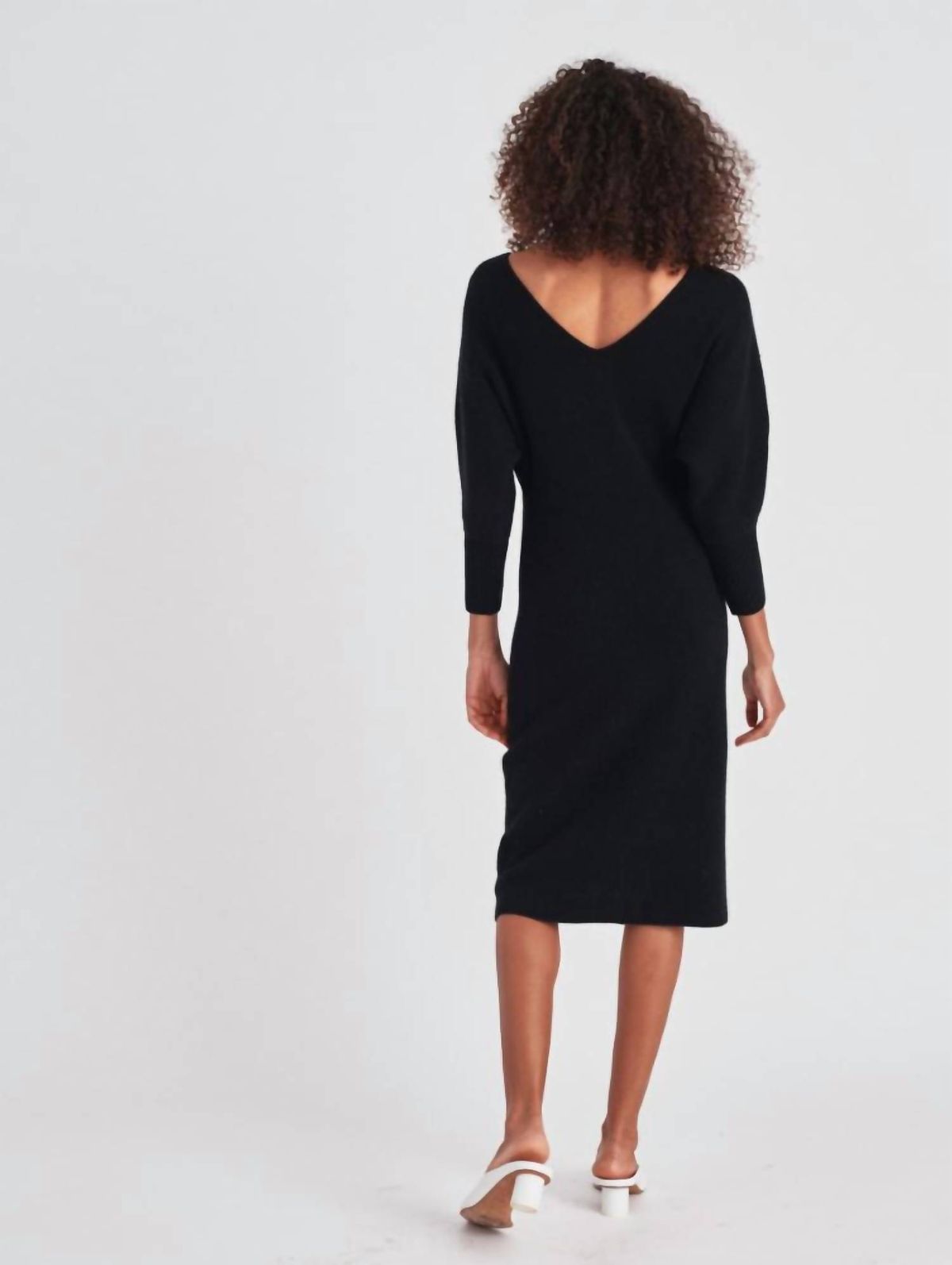 Style 1-3950404255-3236 White + Warren Size S Black Cocktail Dress on Queenly