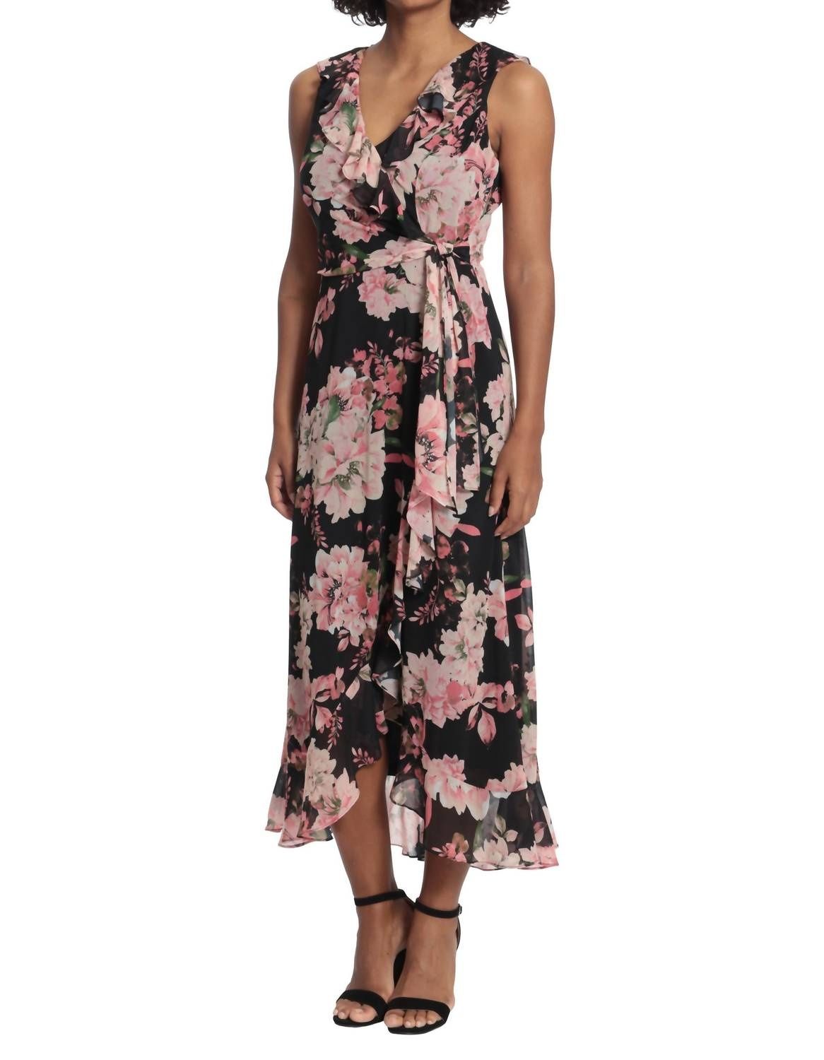 Style 1-4293337482-1901 LONDON TIMES Size 6 Floral Multicolor Cocktail Dress on Queenly