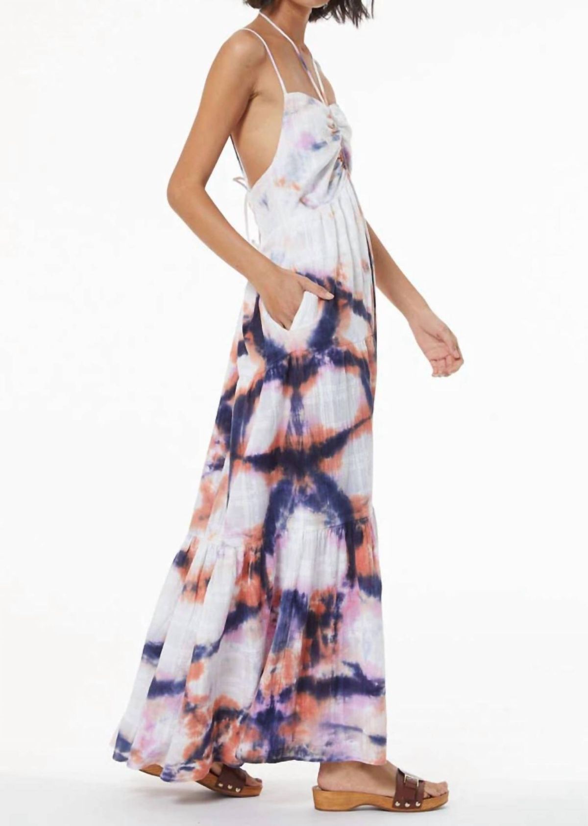 Style 1-716540633-2901 young fabulous & broke Size M Multicolor Floor Length Maxi on Queenly