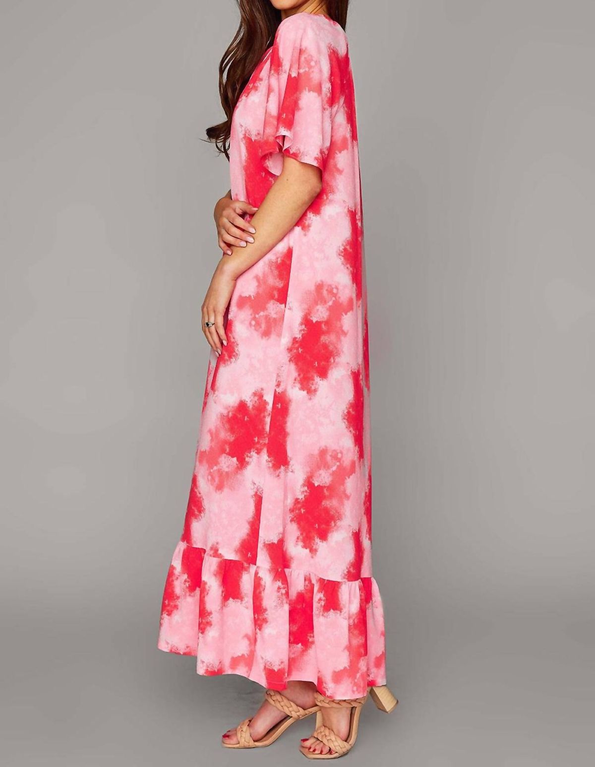 Style 1-728514042-2901 BUDDYLOVE Size M Pink Floor Length Maxi on Queenly