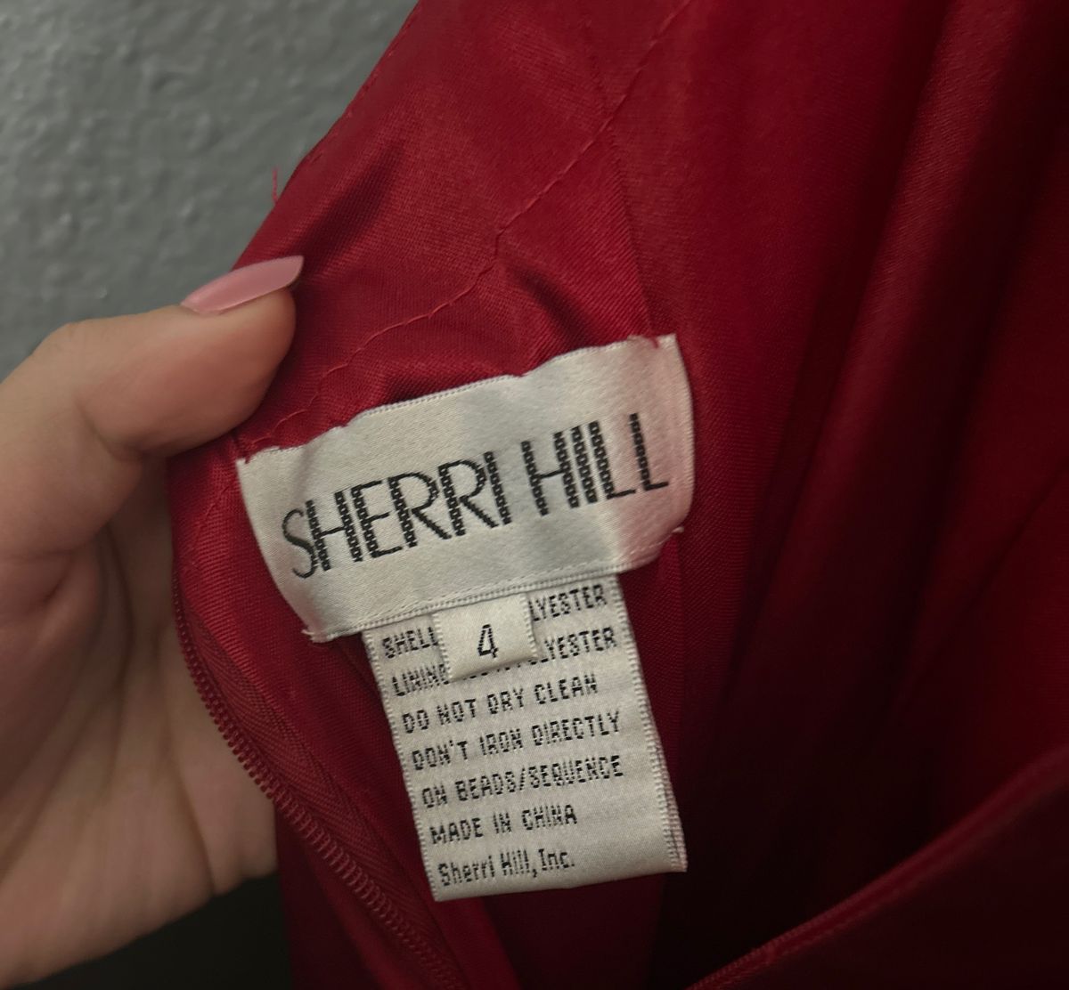 Sherri Hill Size 4 Pageant One Shoulder Red Side Slit Dress on Queenly