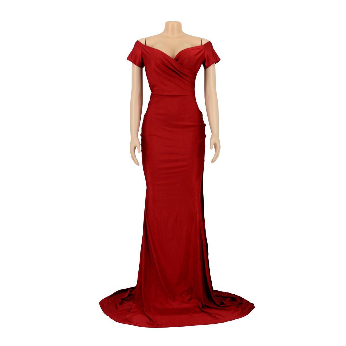 soyaza  Size 4 Prom Red Mermaid Dress on Queenly