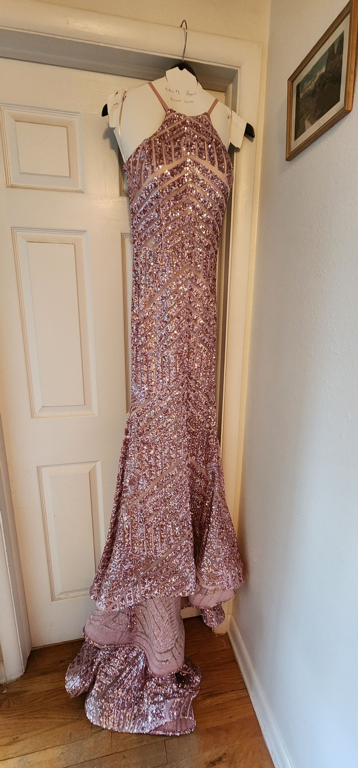 Jovani Size 6 Prom Pink Mermaid Dress on Queenly