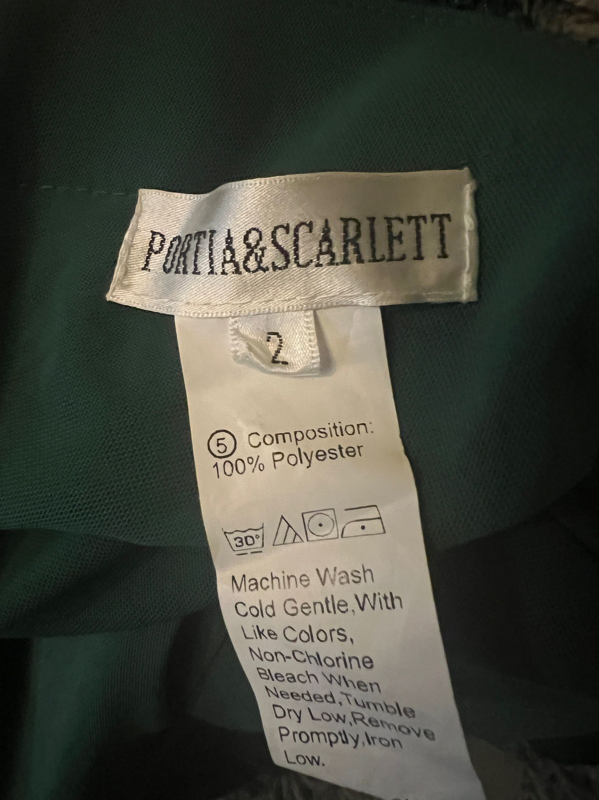 Portia and Scarlett Size 2 Pageant One Shoulder Emerald Green Cocktail Dress on Queenly