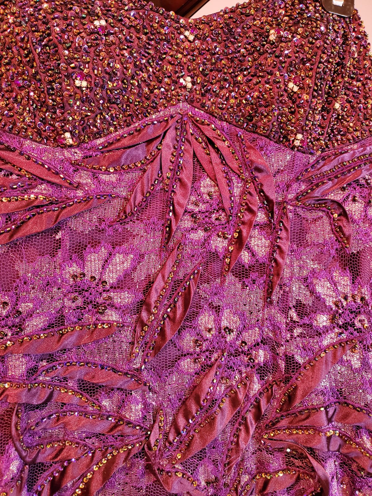 Fabuluxe Size 12 Floral Purple Floor Length Maxi on Queenly