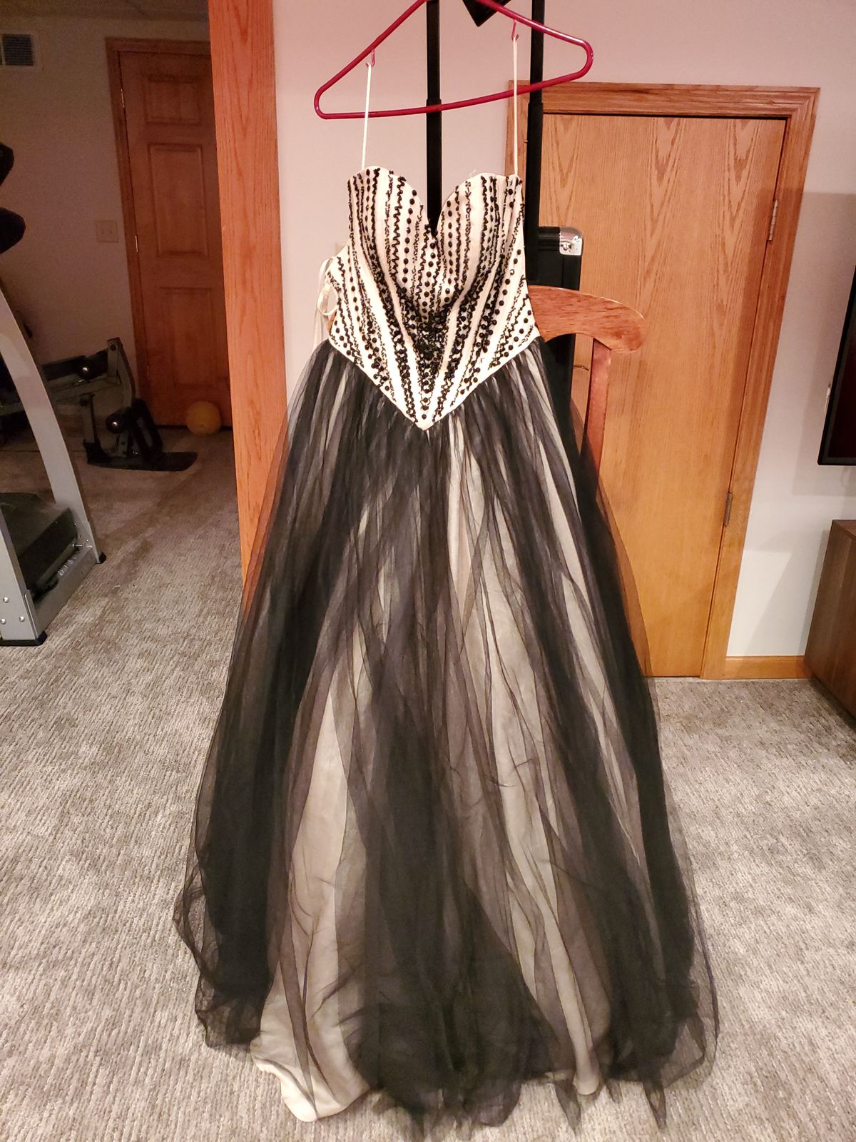 Bridal Elegance Size 4 Black Ball Gown on Queenly