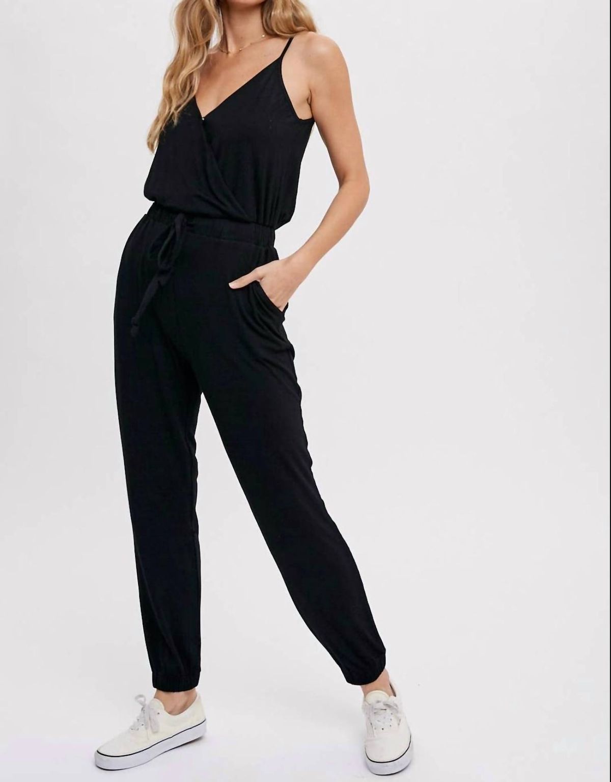 Style 1-1519888272-2865 BluIvy Size L Black Formal Jumpsuit on Queenly