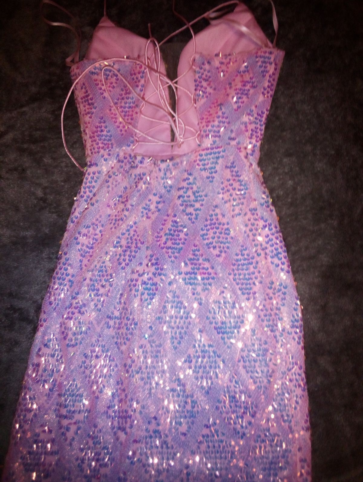 NOX Size 4 Prom Light Pink Side Slit Dress on Queenly