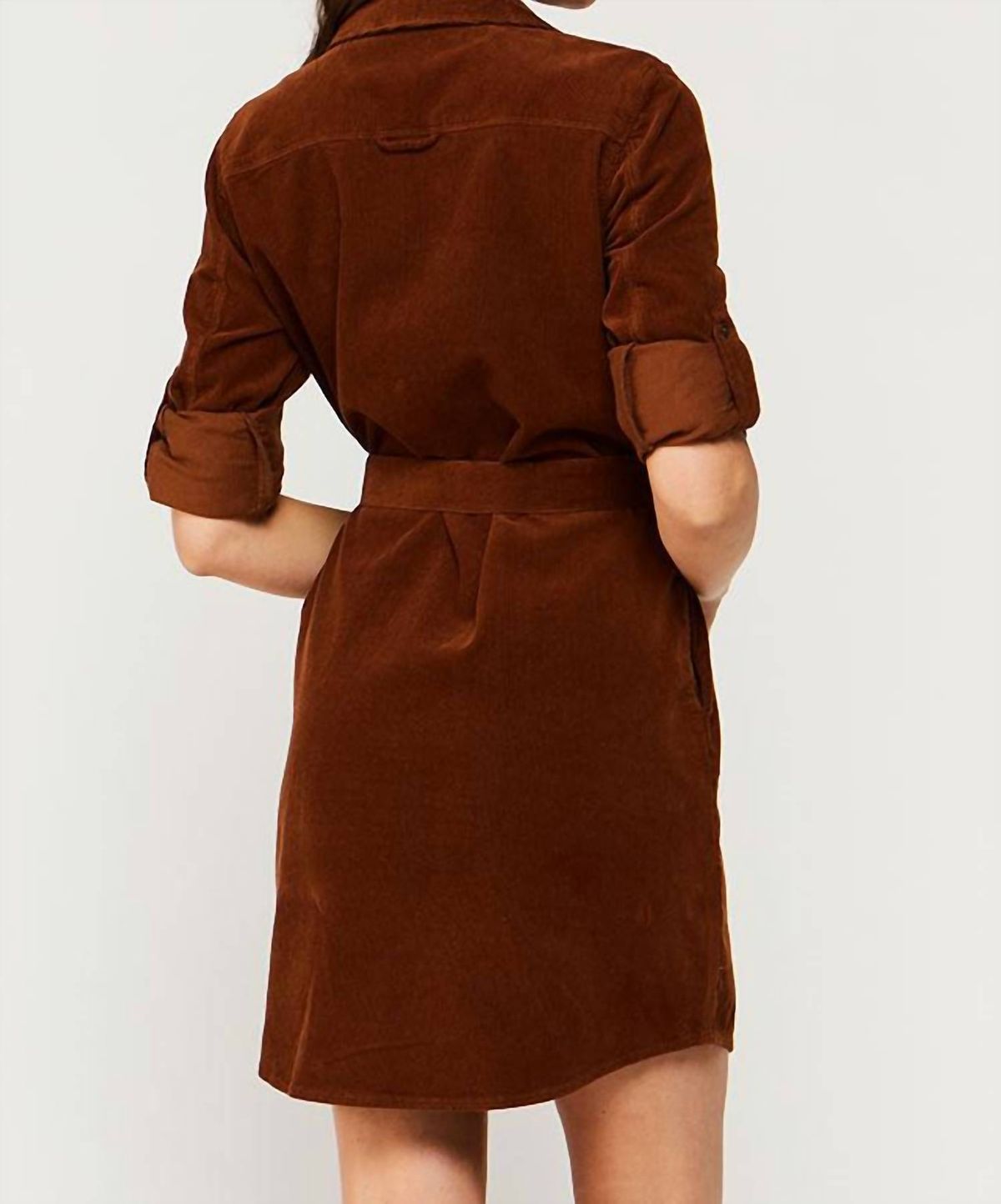 Style 1-1887414123-3236 Velvet Heart Size S High Neck Brown Cocktail Dress on Queenly