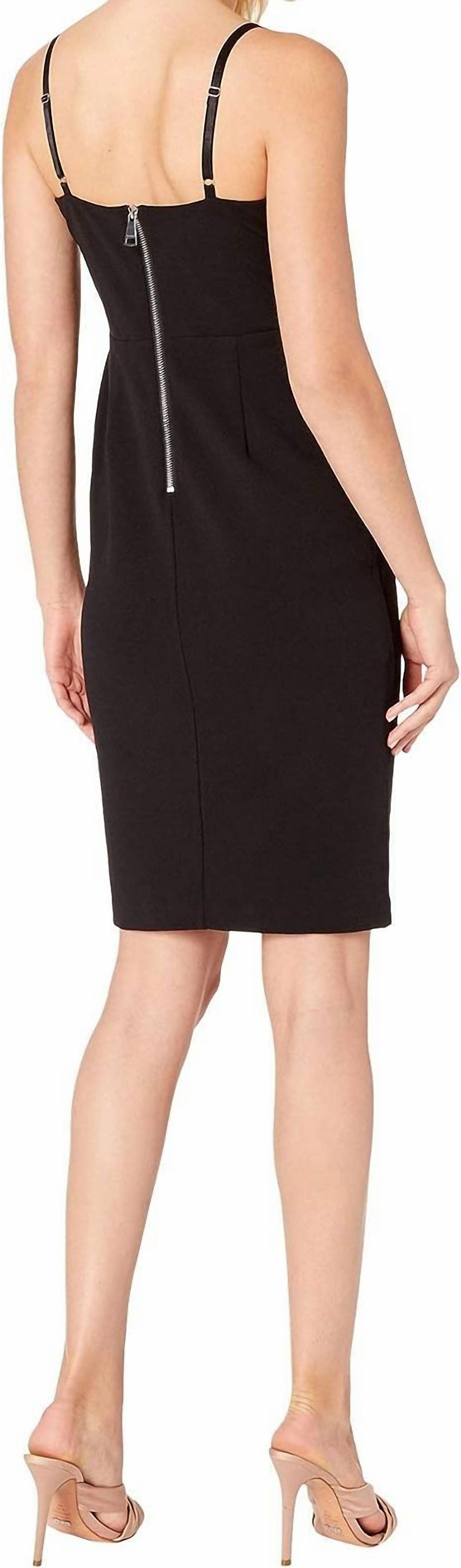 Style 1-2063088900-1498 bebe Size 4 Black Cocktail Dress on Queenly