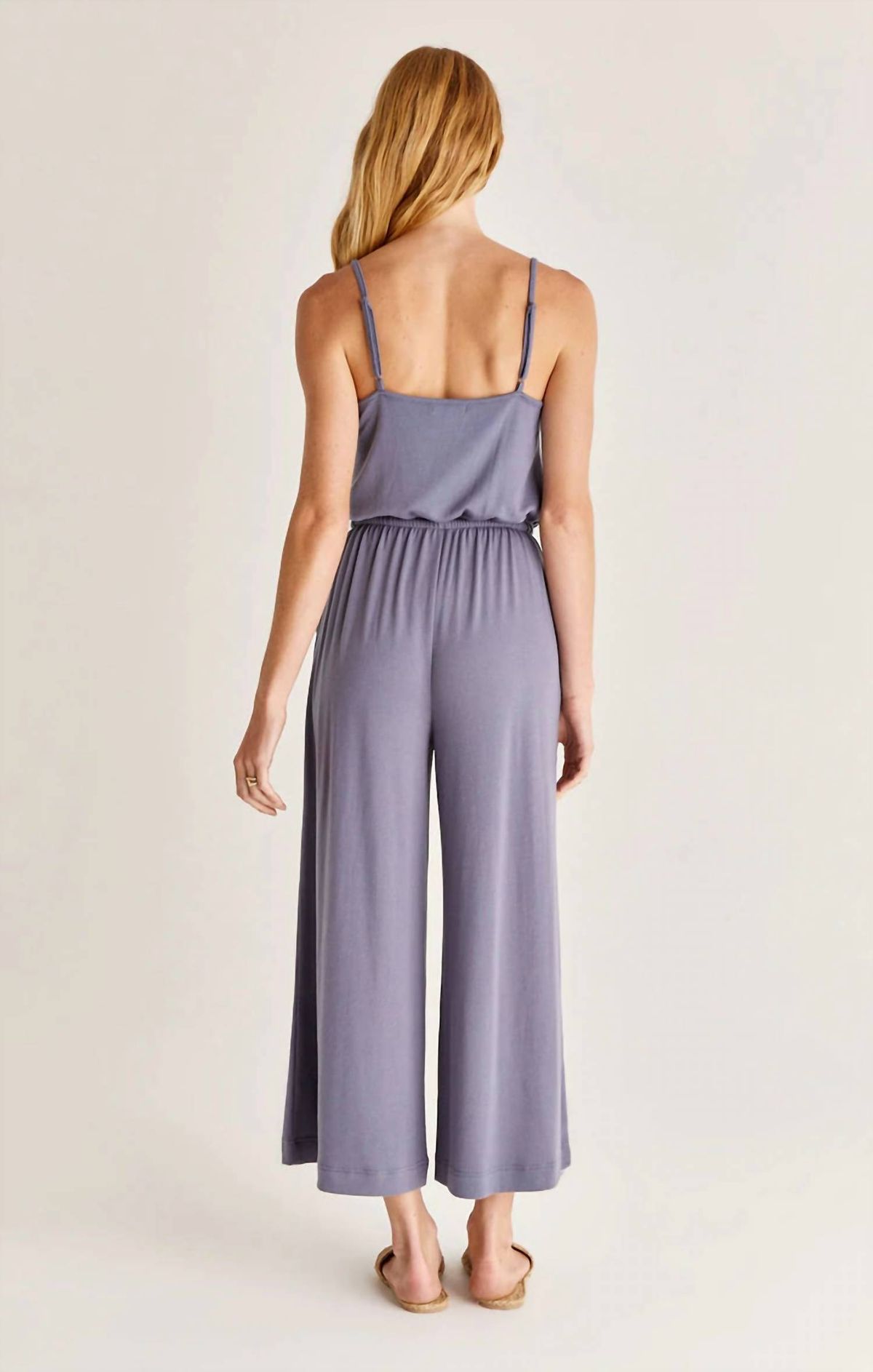 Style 1-2864695161-2696 Z Supply Size L Blue Formal Jumpsuit on Queenly