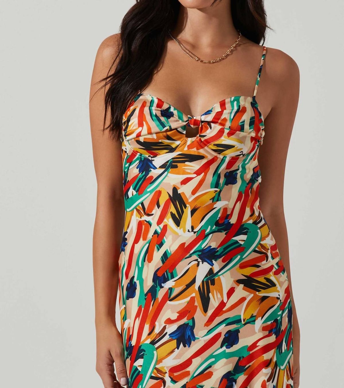 Style 1-3501813640-2901 ASTR Size M Multicolor Cocktail Dress on Queenly