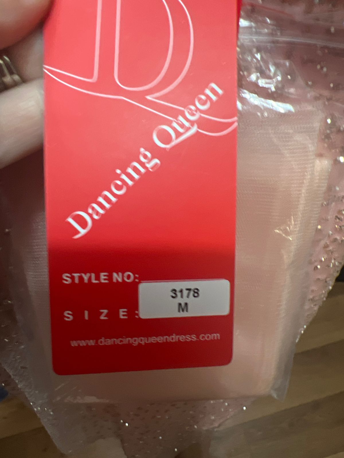 Style 3178 Dancing Queen Size M Prom Plunge Rose Gold Cocktail Dress on Queenly