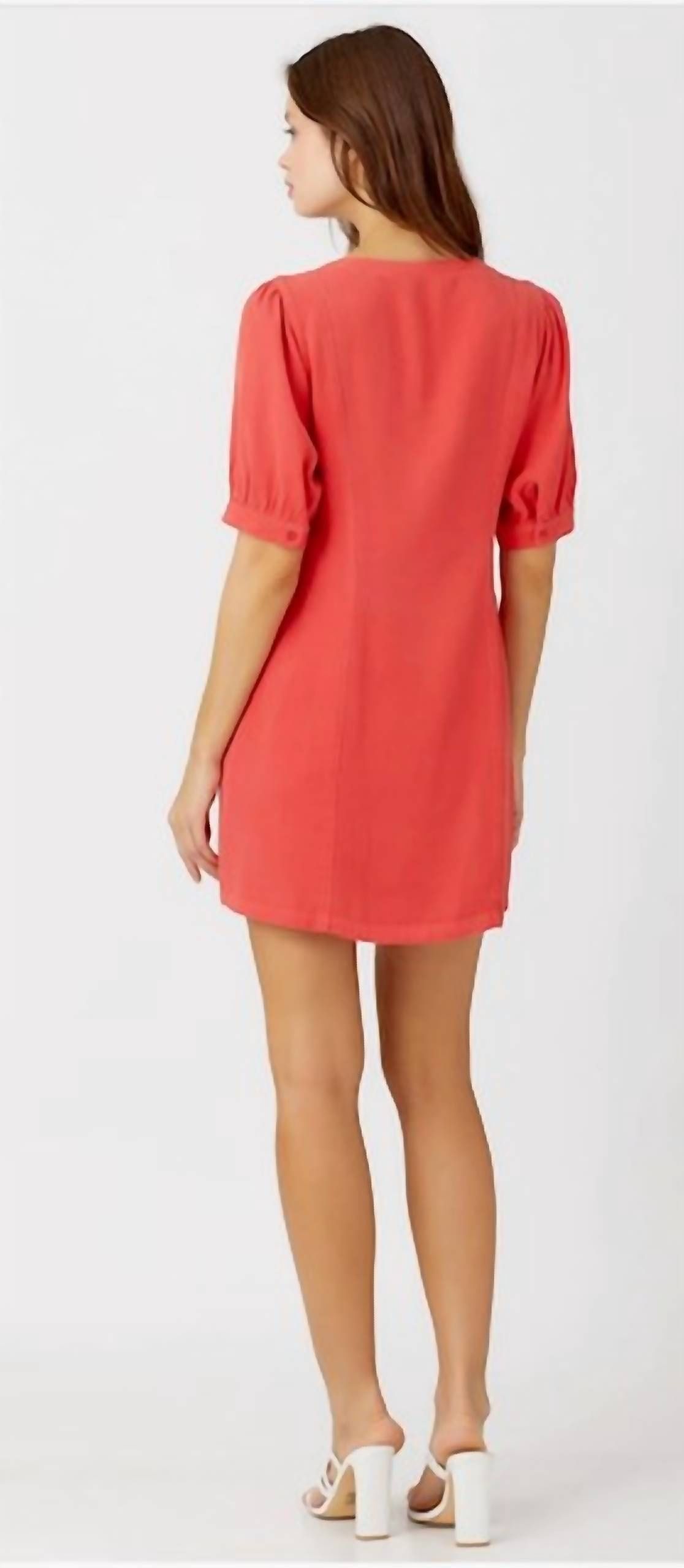 Style 1-3826942250-3855 maven west Size XS Satin Coral Cocktail Dress on Queenly