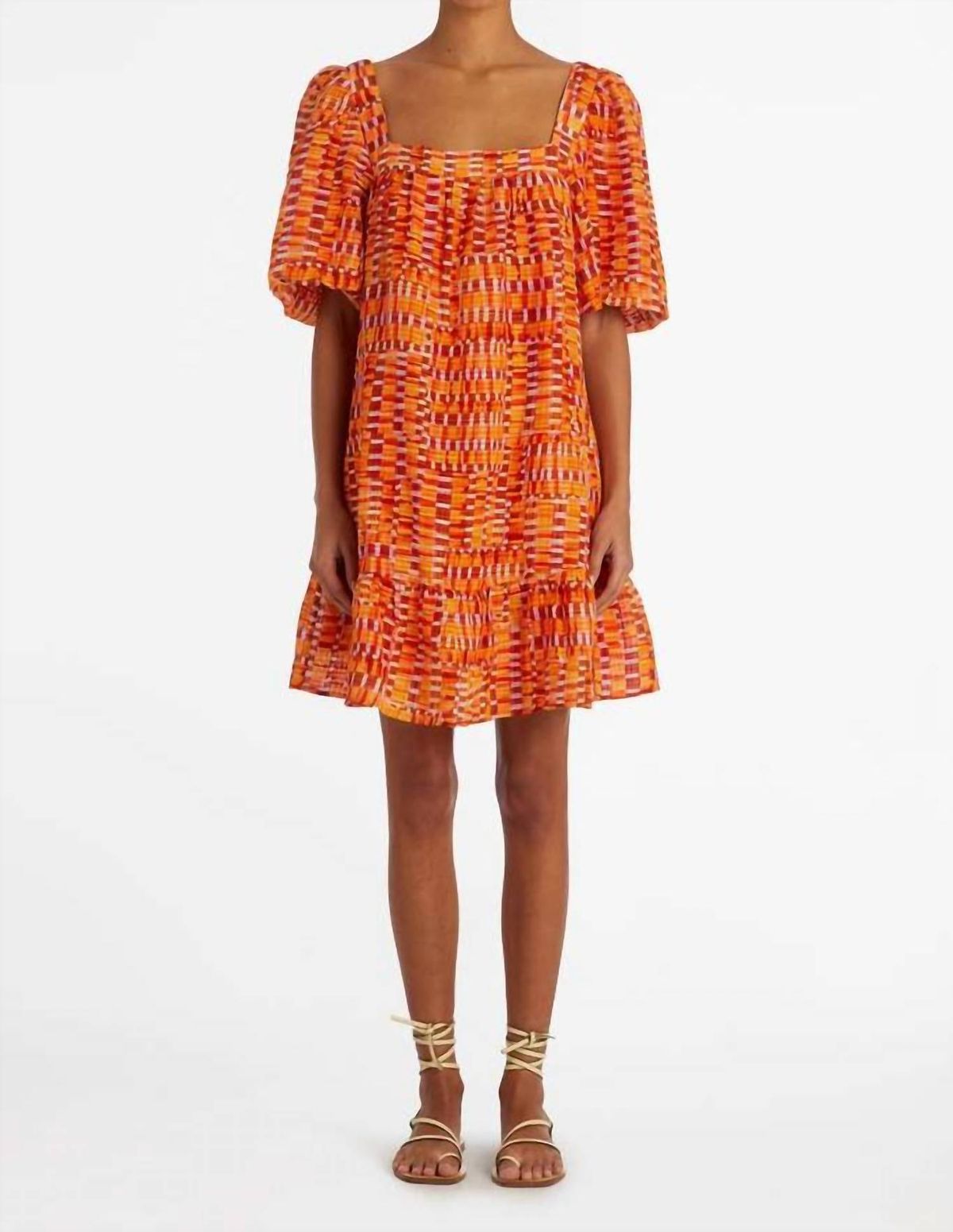 Style 1-4169304402-3236 Marie Oliver Size S Orange Cocktail Dress on Queenly