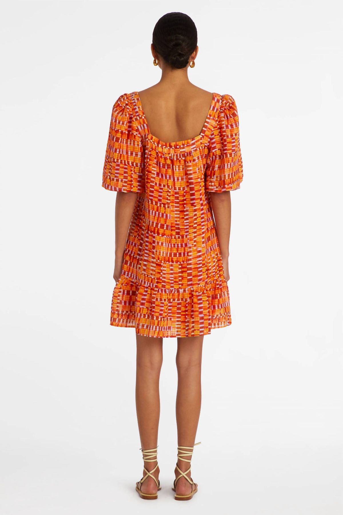 Style 1-4169304402-3236 Marie Oliver Size S Orange Cocktail Dress on Queenly