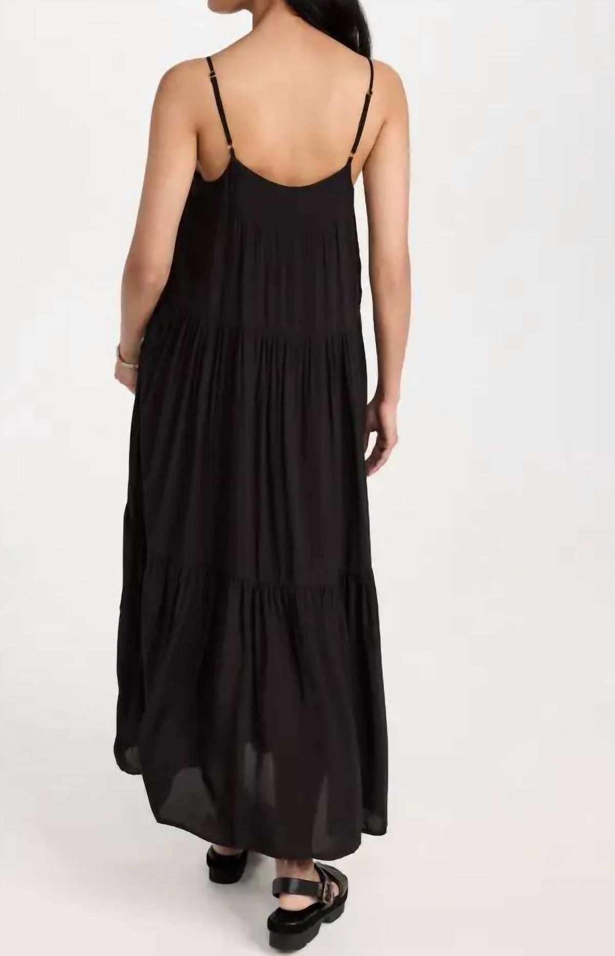 Style 1-758209273-3014 Z Supply Size M Black Floor Length Maxi on Queenly