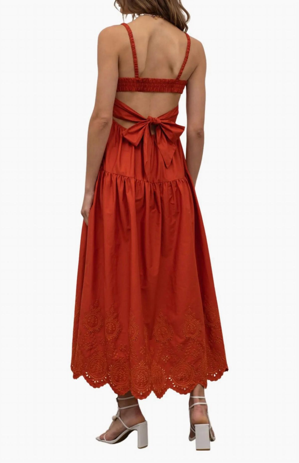 Style 1-805005539-2791 MOON RIVER Size L Red Cocktail Dress on Queenly