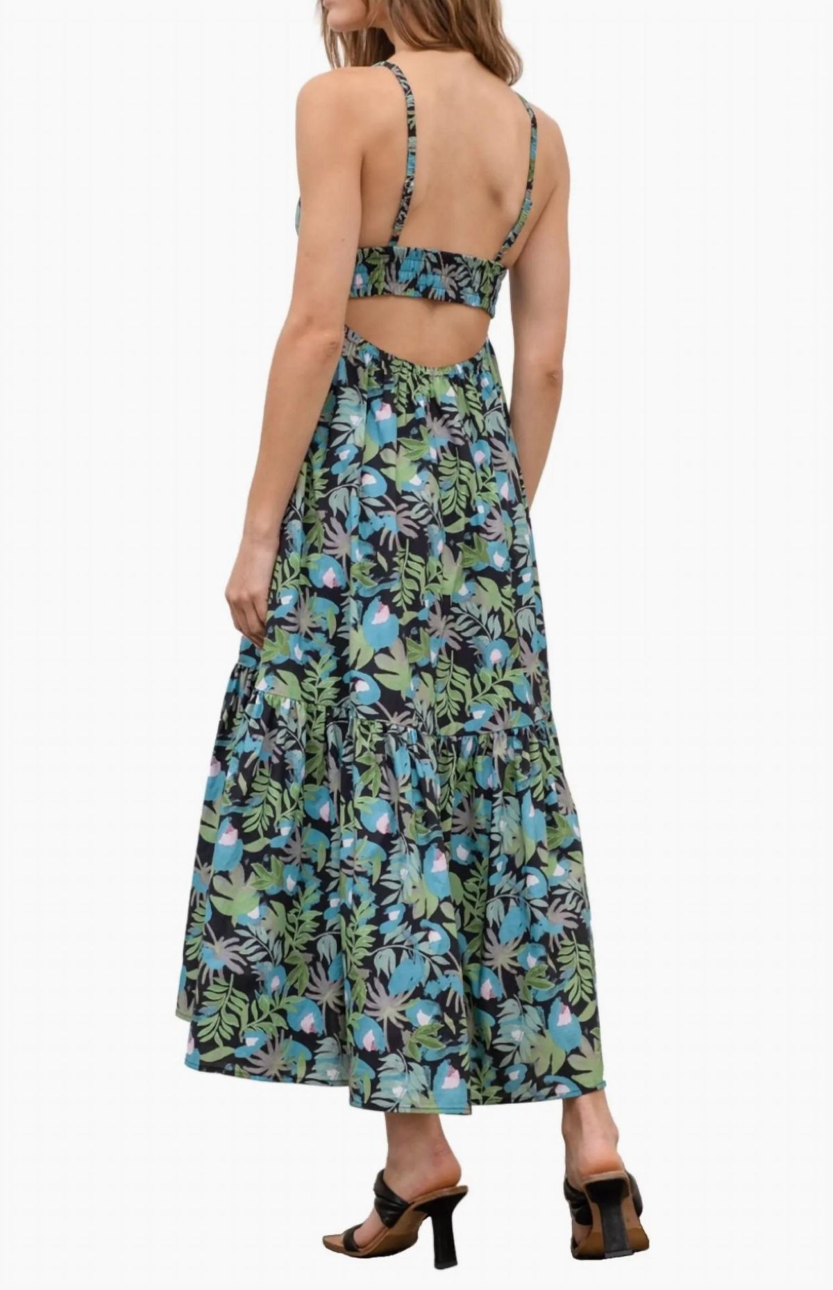 Style 1-860788685-2791 MOON RIVER Size L Multicolor Cocktail Dress on Queenly
