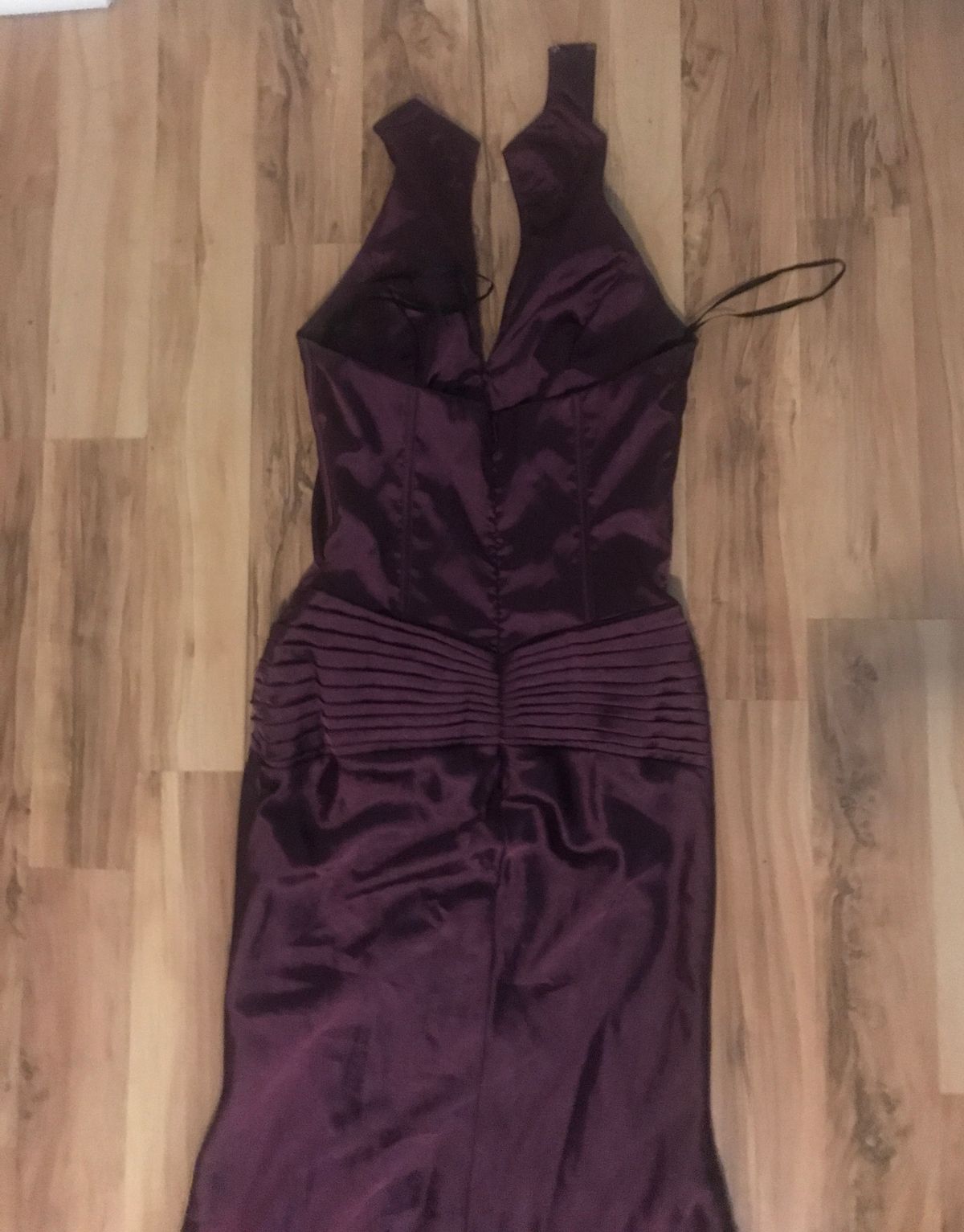 Cindy Size XS Prom Plunge Purple A-line Dress on Queenly
