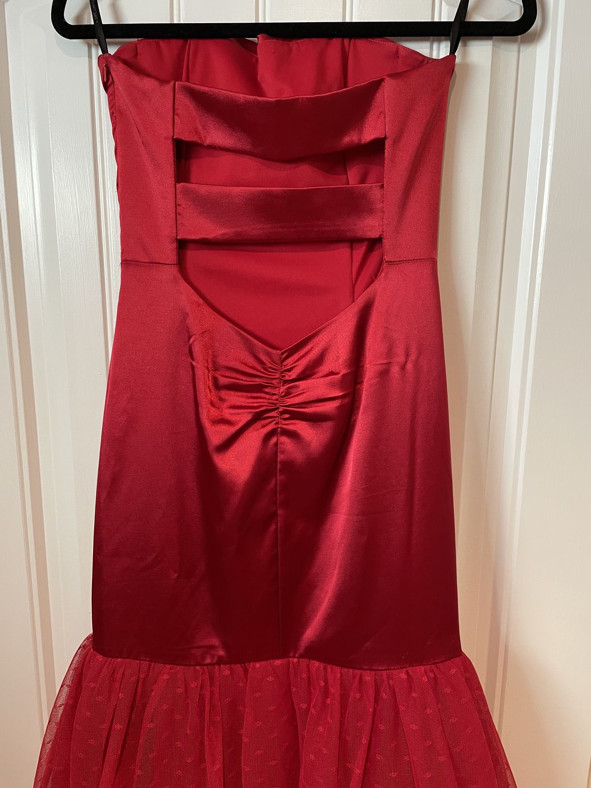 Jessica McClintock Size 4 Red Mermaid Dress on Queenly