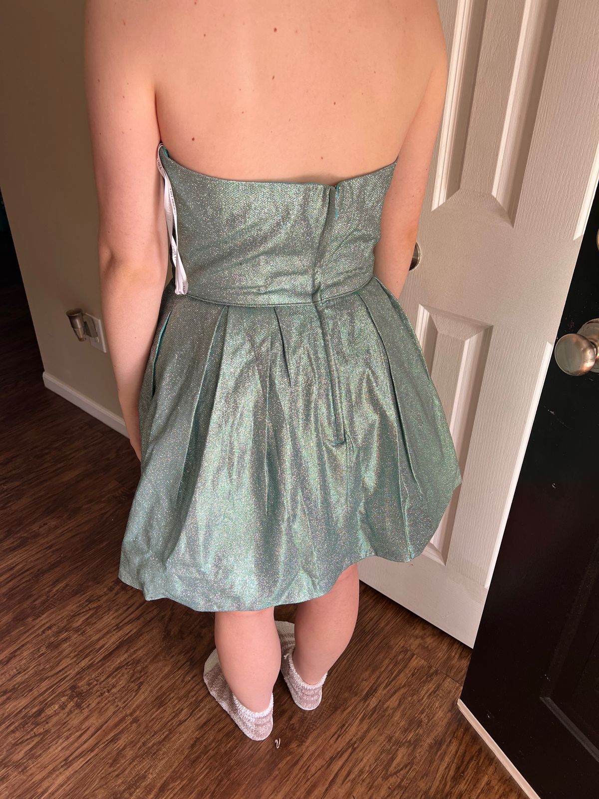 Sherri Hill Size 14 Green Cocktail Dress on Queenly