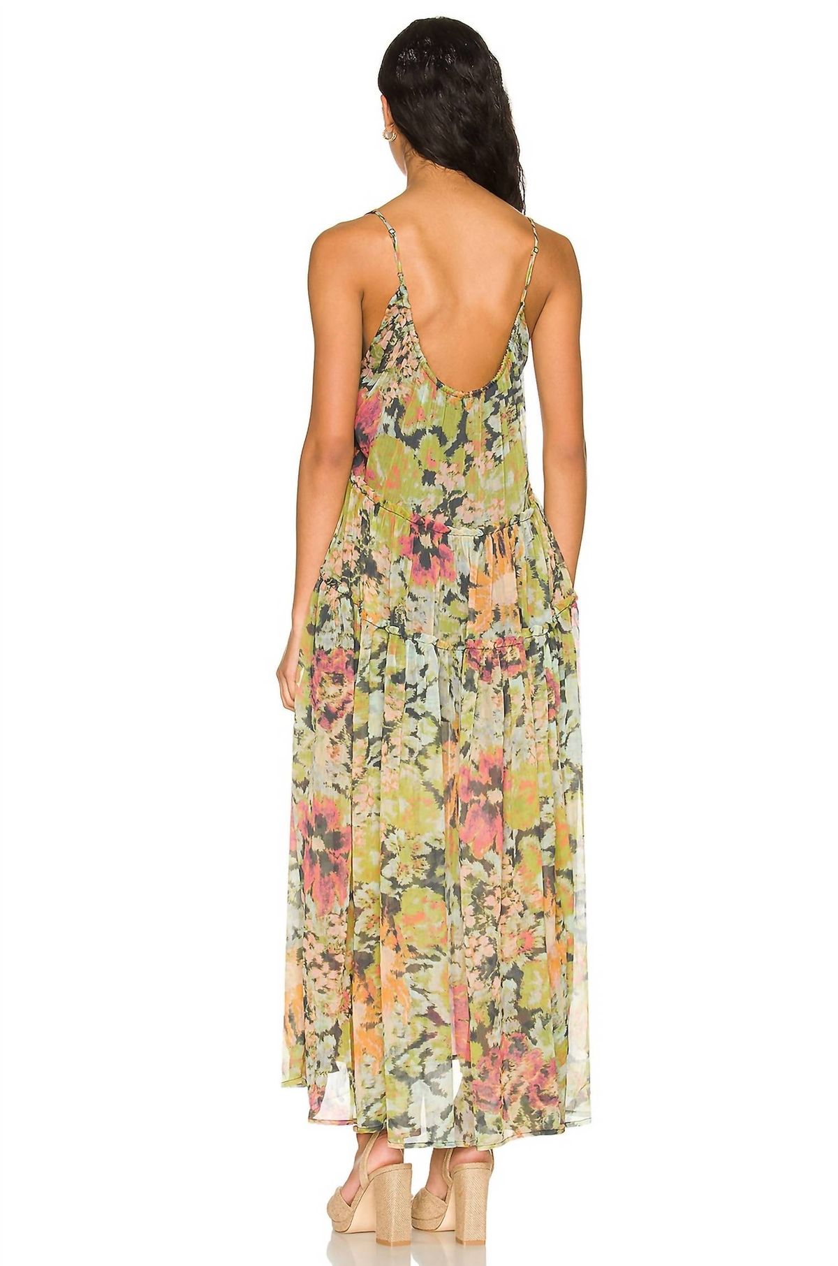 Style 1-1698155475-3014 Free People Size M Floral Multicolor Floor Length Maxi on Queenly